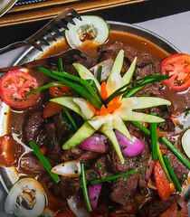 A delicious dish during the trek on the Imperial Inca Trail